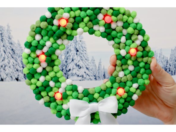 I glued a white ribbon to the top to make a hanger.