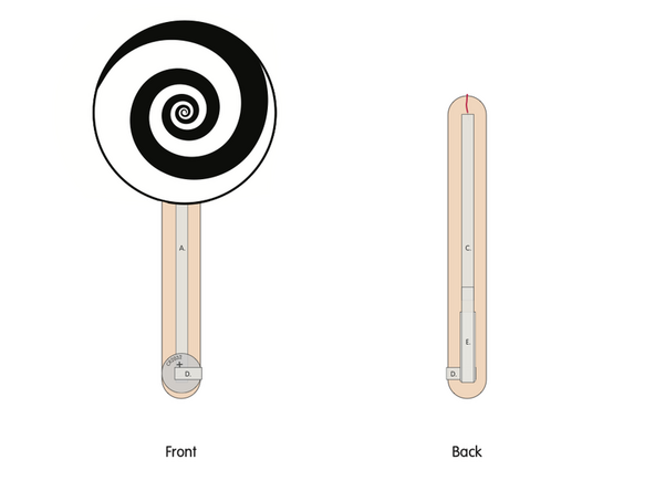 If you're using hot glue instead of double sided tape make sure to be careful when applying it so you don't glue the shaft to the motor housing. It needs to spin freely!