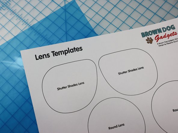 We used hot glue to attach colored acetate sheets to make these glasses extra cool!