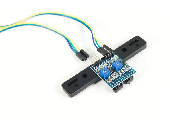 Now let's add the wires to the sensors.