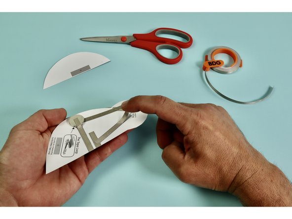 The tape should hold down the Long LED Leg so it makes the electrical connection for our circuit.