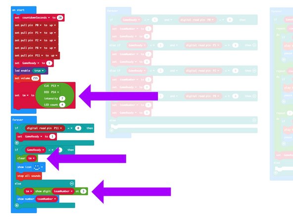 After our first test in the real world we found that the host wanted to sit behind the micro:bit, but then could not see the number on the LED matrix side that was facing the players.