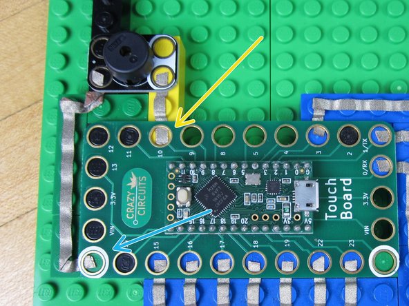 Connect Pin 10 to one side of the Piezo Speaker.