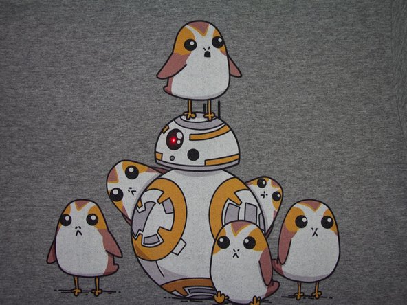 Turn the shirt right-side-out. Make sure the LED is placed correctly and is turning on.