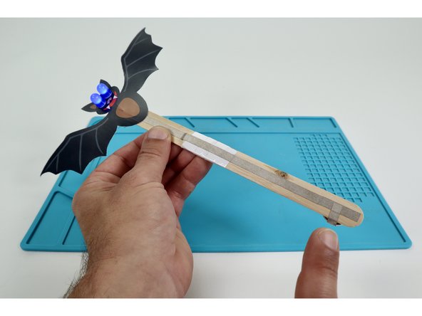 Note: Once this connection is made, your bat's eyes should turn on.