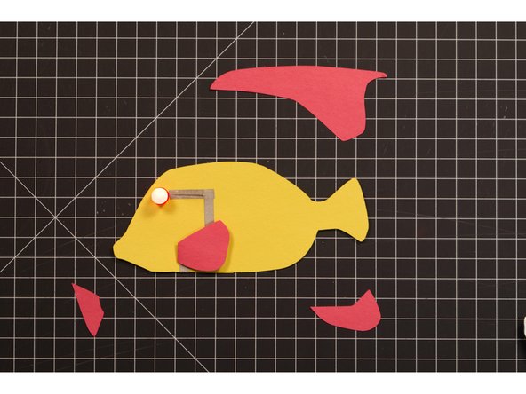 If the LED does not light up try flipping the battery upside down. If you’ve accidentally reversed the legs when you put the LED in place the polarity will be reversed, so flipping the battery might get it working!