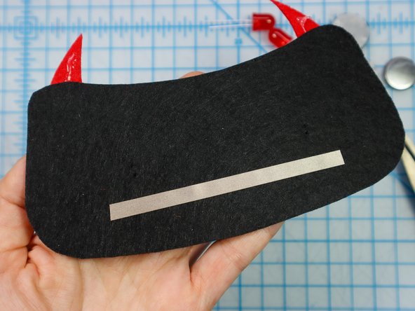 Follow the circuit diagram on the template, starting with the piece on the bottom.