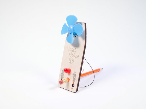 One more thing! We added a hole in the center of the Wind Wand so you can easily stand it up with a pencil.