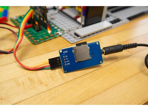 The file in folder 01 is played when the button is pressed. We also have a bonus sound in folder 02 that plays when the micro:bit starts up.