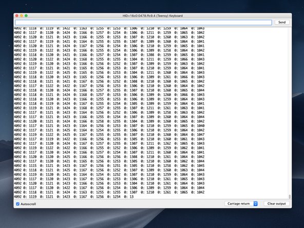 the the bottom of the sketch is an area labeled KEY ERROR AREA which is a code in the comment. You can put your cursor there before uploading just in case it starts to type.