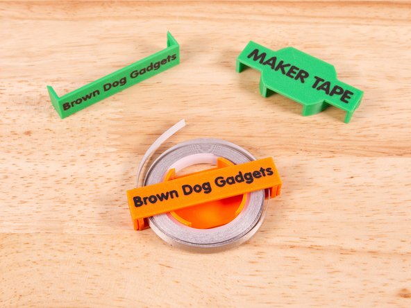 Tape Roll Holder (1/4" Wide, 5 Meter Roll)