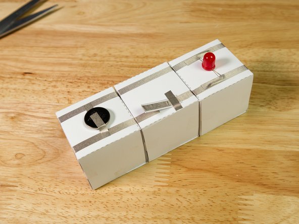 Our Paper Circuit Lever Switch is a good one to start with. You can also try the Push Button.