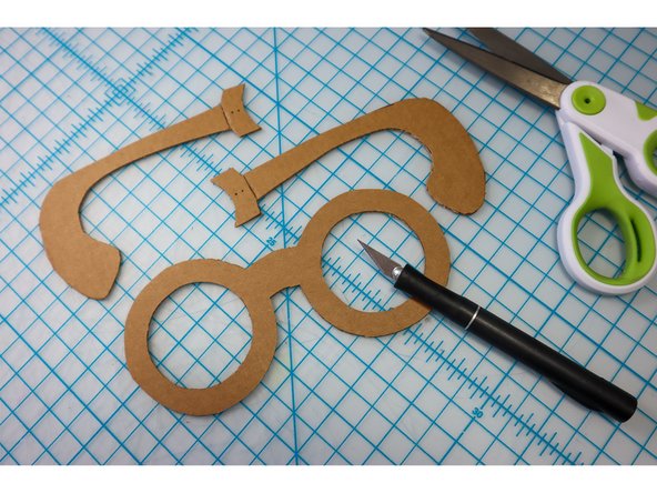 Use scissors and/or a craft knife to cut out the shapes.