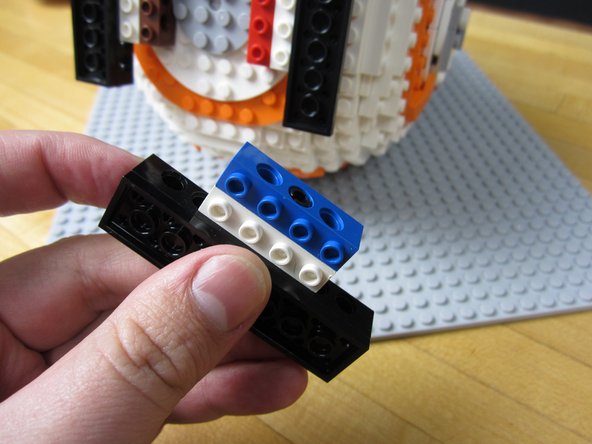 As mentioned before, we also added in a second 1x4 brick to be on the safe side.