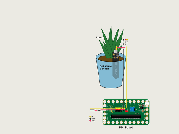 Before we add the Relay Module we'll start by plugging a Crazy Circuits Ribbon Cable into Pin 13.