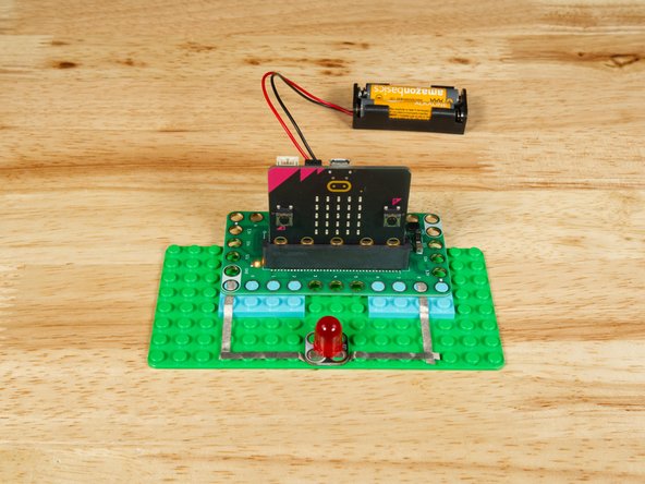 Connect the Positive (+) side of the LED to Pin 8 on the Bit Board.
