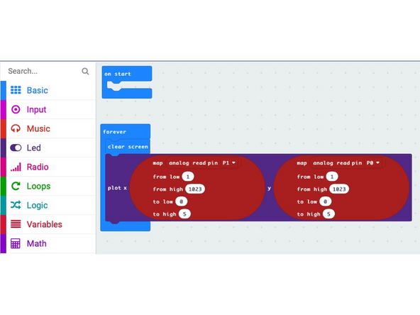 This is the final code for Thumbstick LED Control