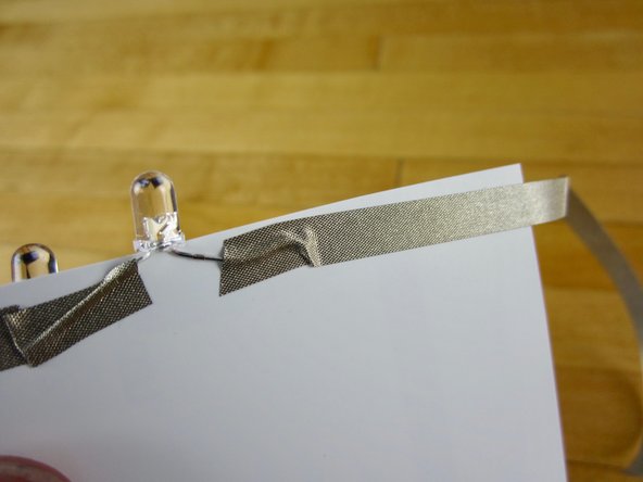 Repeat this process for the long, positive, leg of your LED.