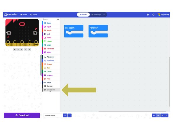 In the next few steps we'll walk you through how to add code extensions.