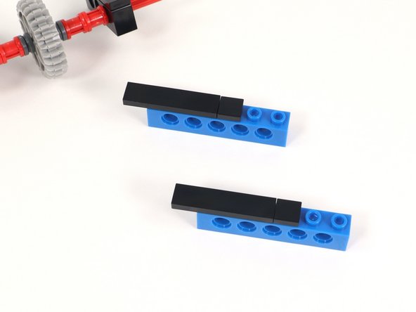 Add a 1x1 tile on the next open stud of each brick.