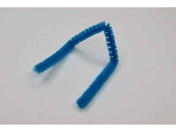 Cut three pieces of pipe cleaner approximately 4&quot; long.