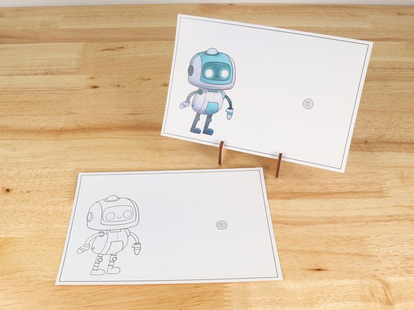 Print out the full-color card, or print out the black and white card and create your scene as desired. Let your imagination run wild! What is happening in this scene? What is illuminated?