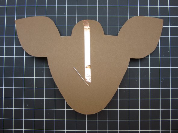 Run lines of tape from the Positive LED legs back round to the front.