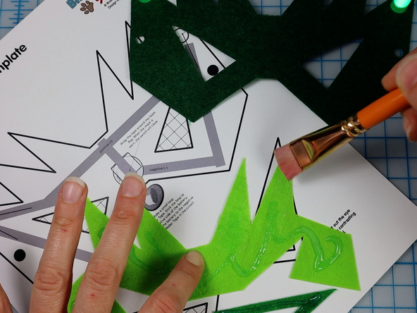 Glue the pieces together.