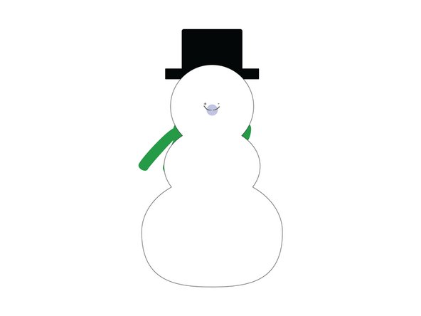 Before you bend the LED legs down add two small &quot;pads&quot; of Maker Tape so that when you bend the legs down they make contact with the tape.