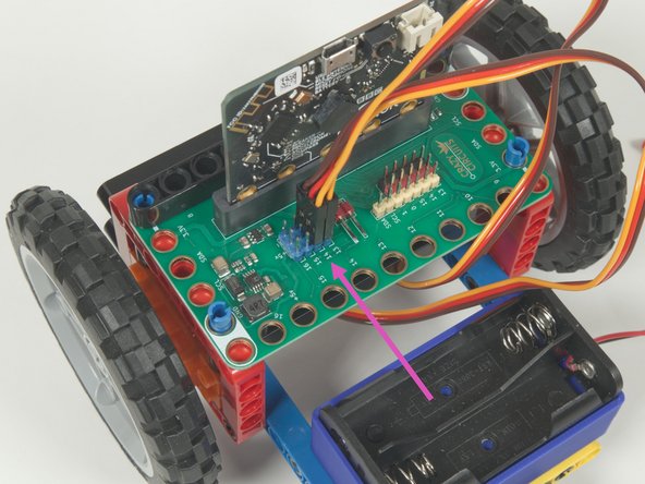 Make note of Pin 15. We're not connecting anything to it now, but other guides will use Pin 15 to connect a third servo for additional accessories.