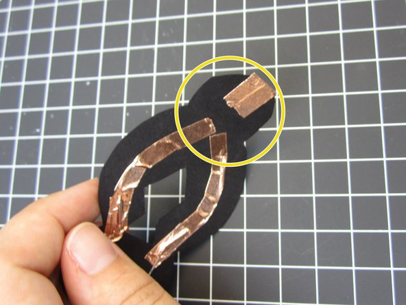 Do not connect the Positive and Negative tape lines. This will cause a short circuit.