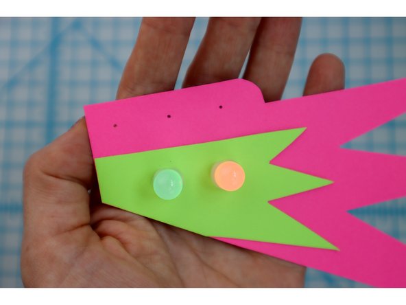 Hold the project up to the shoes and mark the hole locations.