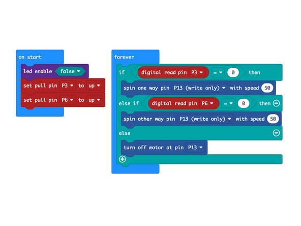 Load the code the same way you did for the previous program. This time we'll use our Winch Control Buttons program: https://makecode.microbit.org/_5aM2Ft0sT...