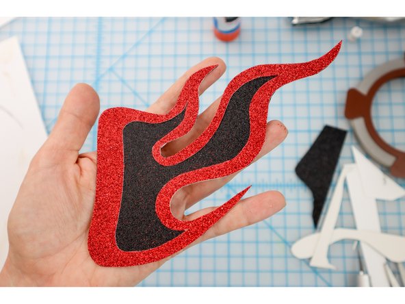 Repeat with the second flame, and label each to remember which is which.