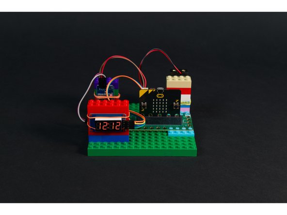 When you power up your amazing new clock it should... show the time. Yup, that's what it does!