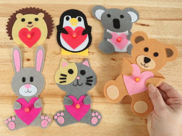 Check out our other Valentine's Day Animals! Make them all!