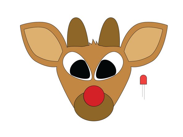 Remember that if you are using a glue stick be careful with your reindeer at this point as the glue takes some time to dry.