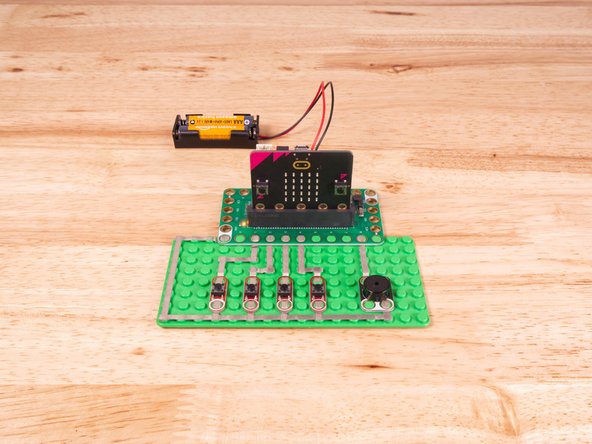 Connect Buttons to Pin 1, Pin 2, Pin 3, and Pin 4. Each will also connect to Ground (GND).