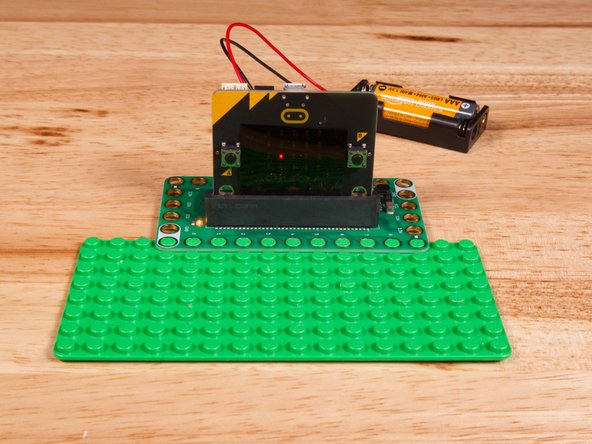 We're only going to connect a USB cable and use the built-in LED Matrix found on the front of the micro:bit