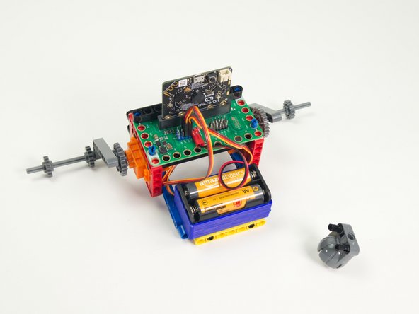 Want to take it further? One thing you can do is remove the caster wheel on the back of the Rover. See how it moves without it.