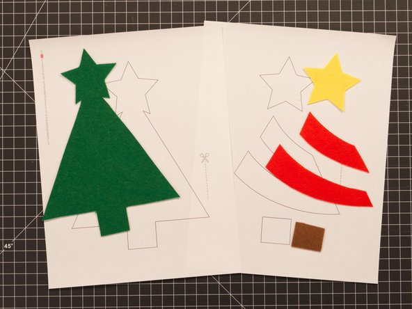 If you have access to a laser cutter it's an awesome way to cut felt! If you wanted to pre-cut a whole bunch of felt for a class or workshop a laser cutter is a great way to do it.