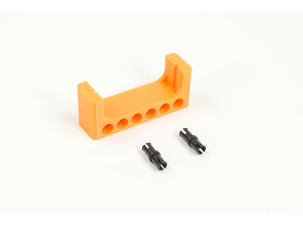 The Distance Sensor Holder has mounting holes on the bottom as well as the back side.