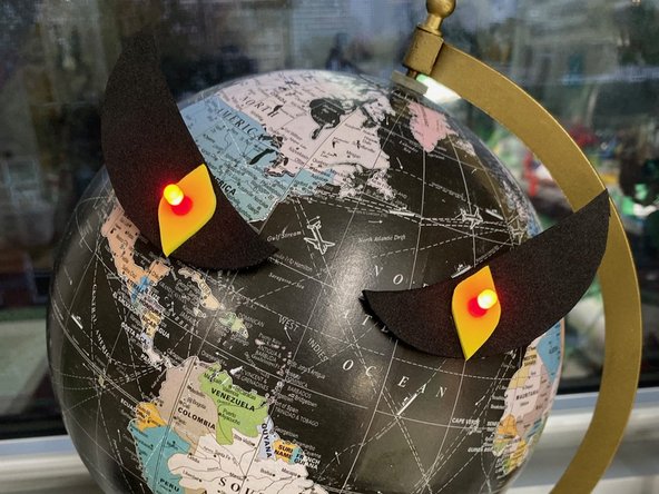 Pumpkins are great, but we had even more fun making other objects come to life with spooky eyes! Here are some examples.