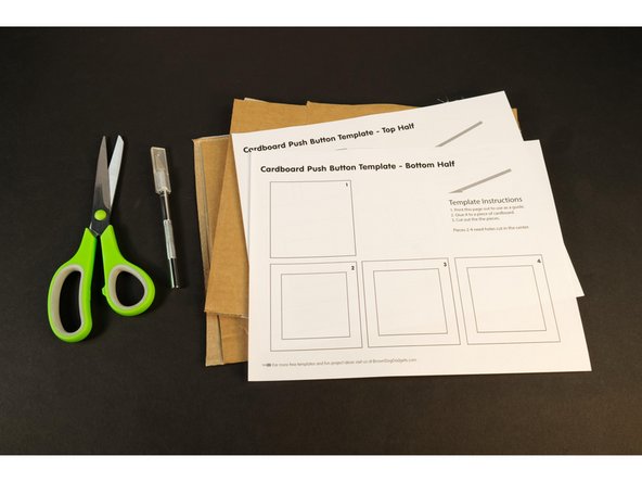 We could use Crazy Circuits buttons for this project (and we did for the reset button) but half the fun of running your own game show is smashing the buzzer!