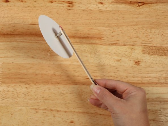 If you're using hot glue instead of double sided tape make sure to be careful when applying it so you don't glue the shaft to the motor housing. It needs to spin freely!