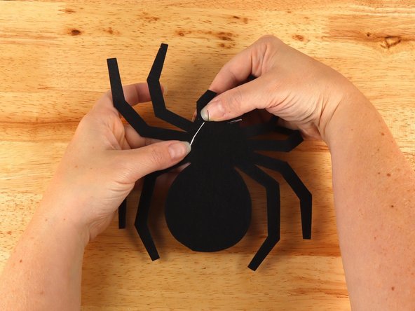 Bend the shorter (Negative) LED legs towards the bottom and slightly outward.