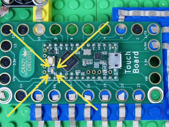 Once the code has been uploaded it will run automatically whenever the Invention Board is powered on. This can be from a computer or from a wall USB port.