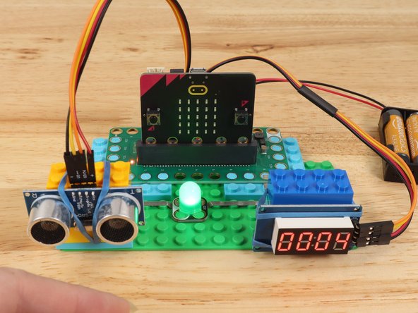 Once you've got everything assembled and you've loaded your code, you can test it out!