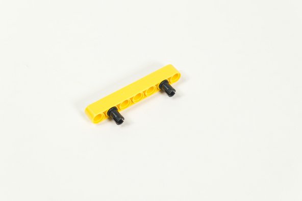 Place them into the second hole on each end.