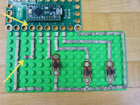 Connect the &quot;Left&quot; button to Pin 16.